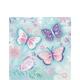Flutter Butterfly Birthday Tableware Kit for 16 Guests